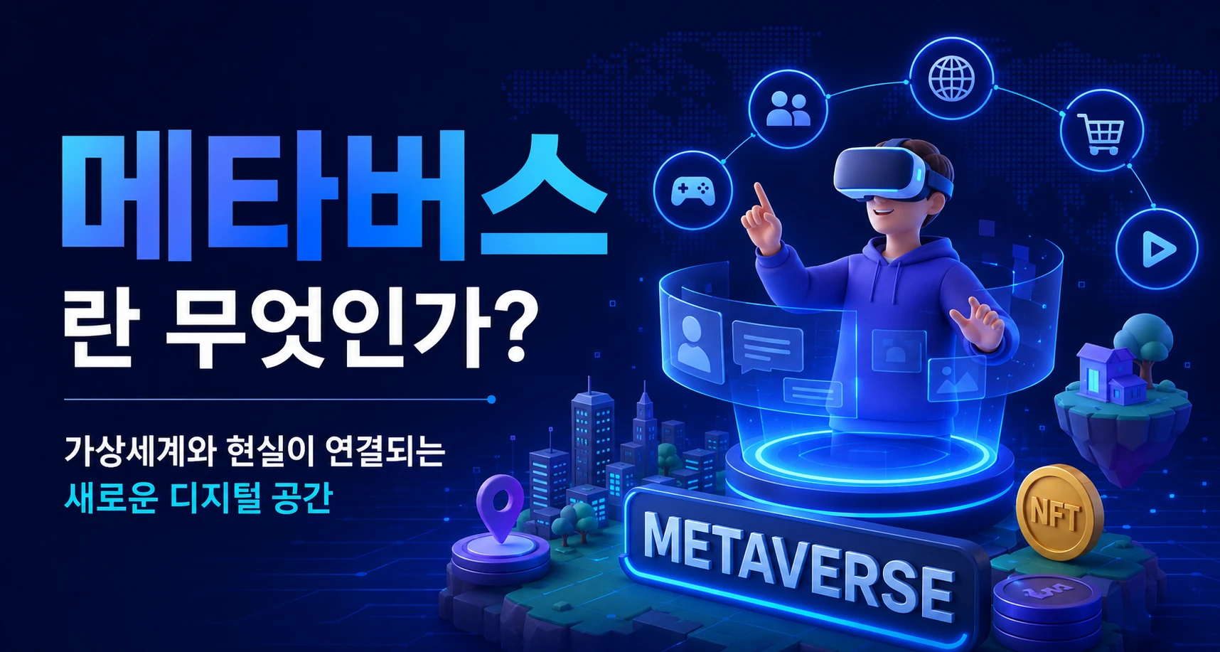 메타버스(Metaverse)란 무엇인가? 가상세계와 현실이 연결되는 새로운 디지털 공간