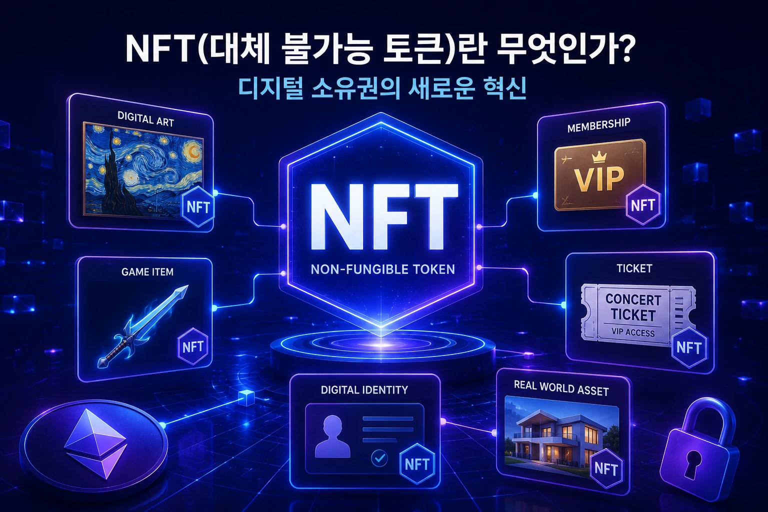 NFT(대체 불가능 토큰)란 무엇인가? 디지털 소유권의 새로운 혁신