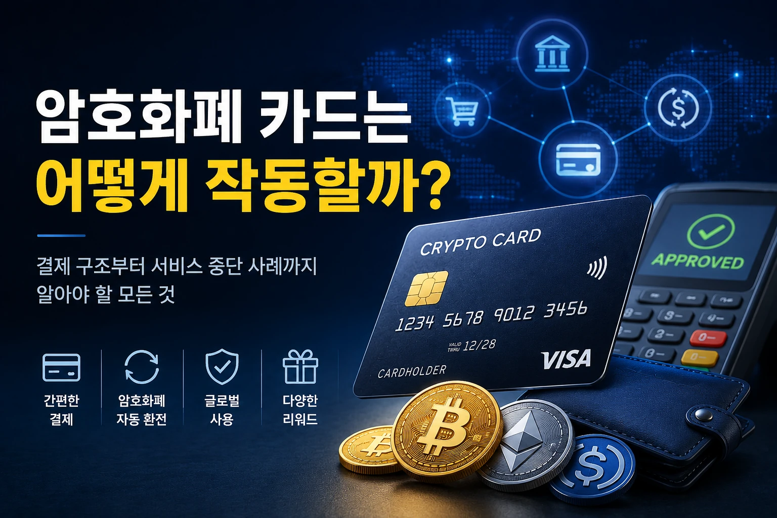 암호화폐 카드(Crypto Card)는 어떻게 작동할까?