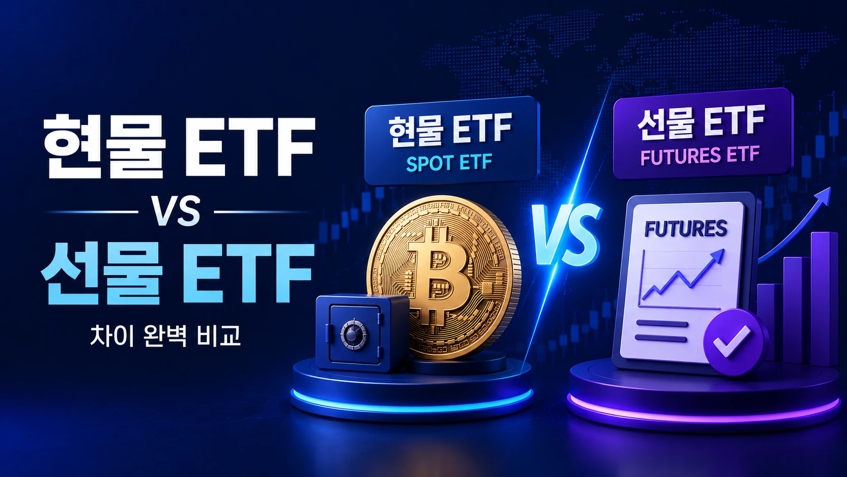 현물 ETF와 선물 ETF의 차이