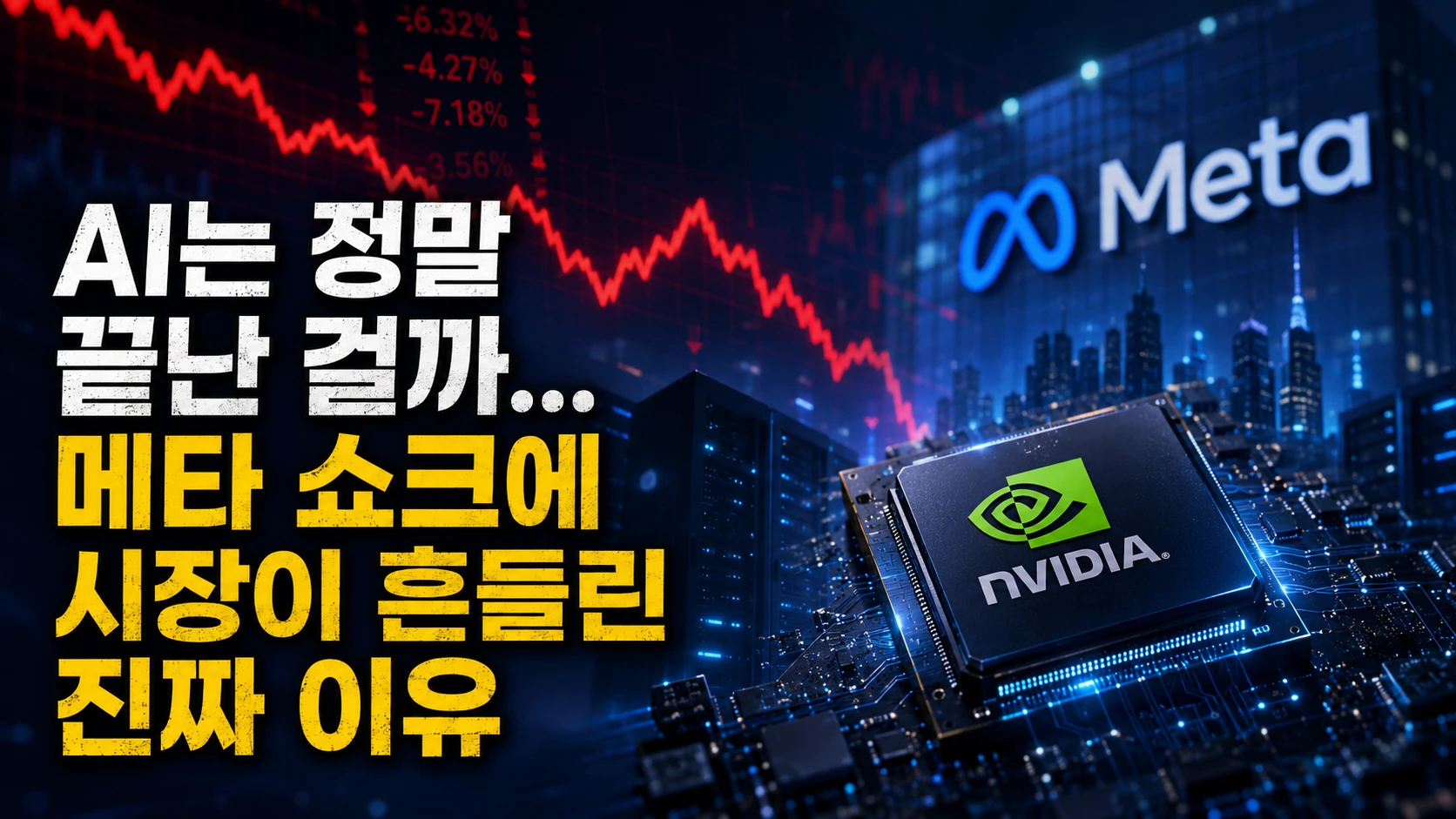 AI는 정말 끝난 걸까…메타 쇼크에 시장이 흔들린 진짜 이유