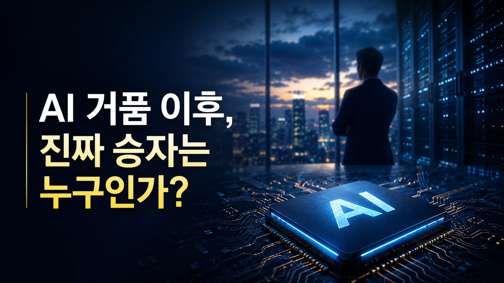 AI 거품이 꺼지면 누가 살아남을까…이미 돈 버는 기업은 따로 있었다