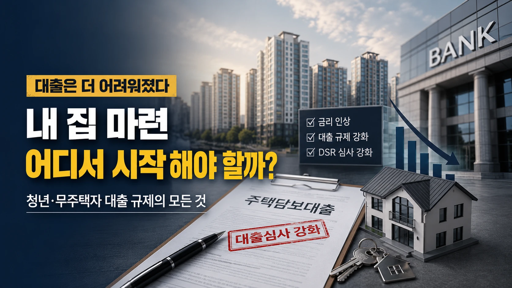 청년·무주택자 대출 규제…내 집 마련 더 어려워지나