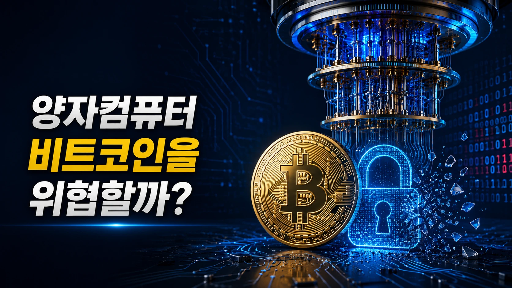 양자컴퓨터가 비트코인을 위협한다?…현실과 과장의 경계