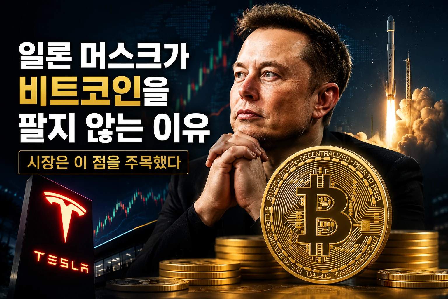 일론 머스크가 비트코인을 팔지 않는 이유…시장은 이 점을 주목했다