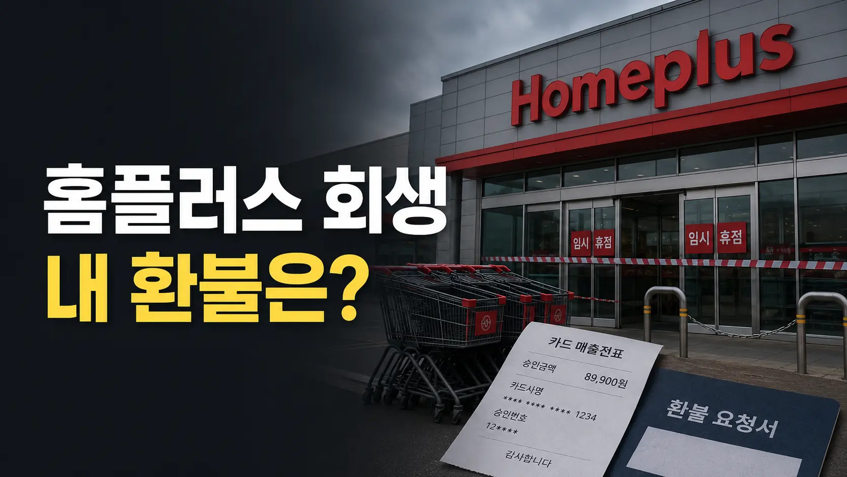파산 문턱서 돌아온 홈플러스…그런데 내 환불은 정말 안전할까