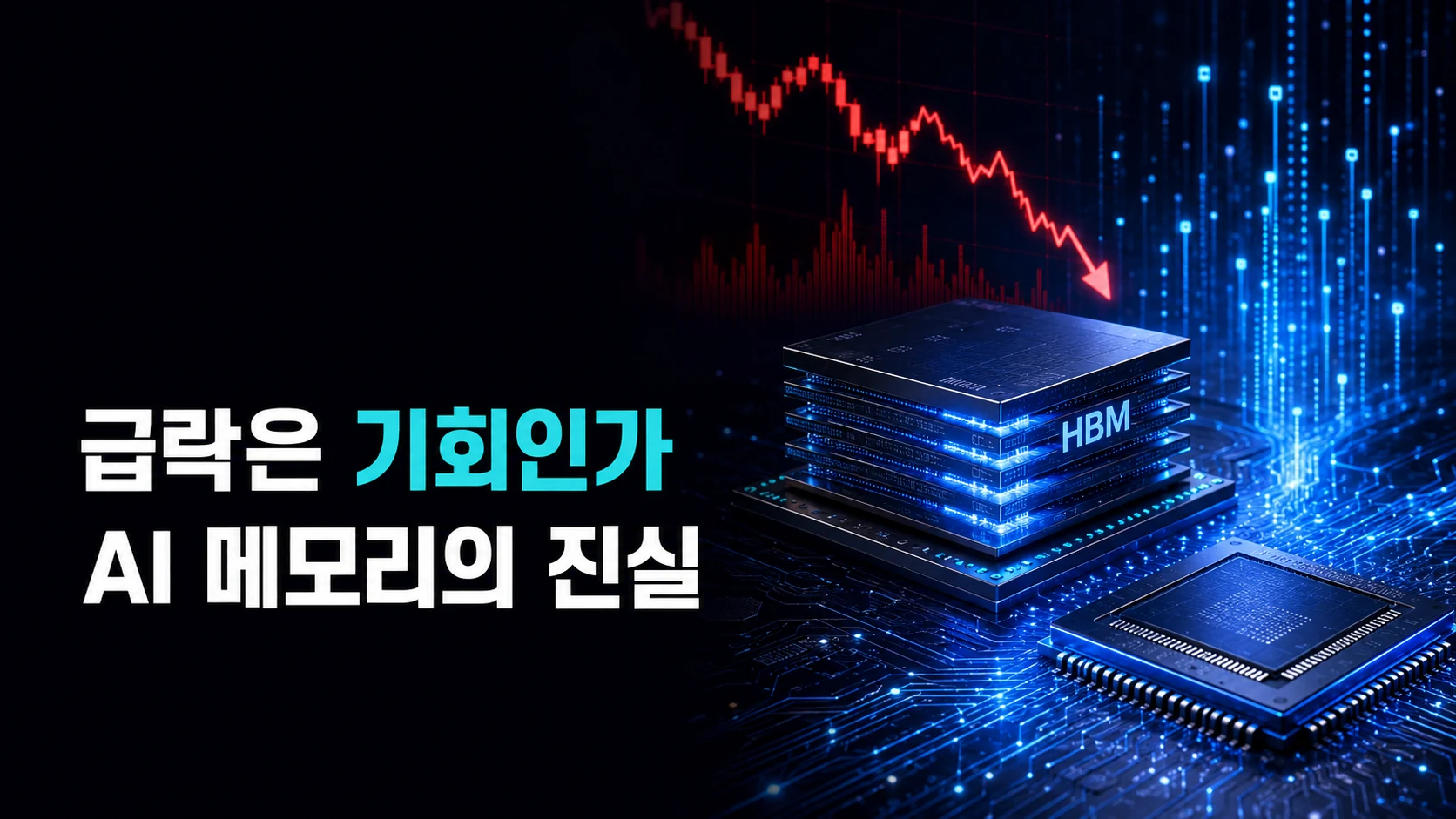 삼성전자·SK하이닉스 급락은 기회인가…AI 메모리 공급난의 진실