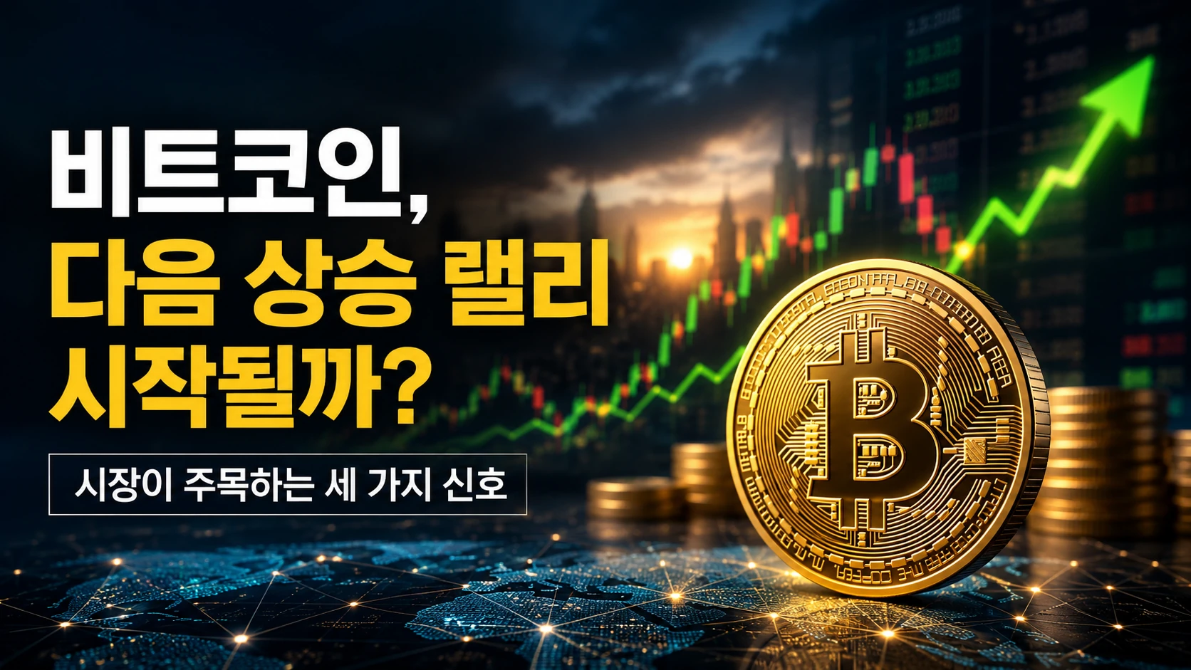 비트코인, 다음 상승 랠리 시작될까?… 시장이 주목하는 세 가지 신호