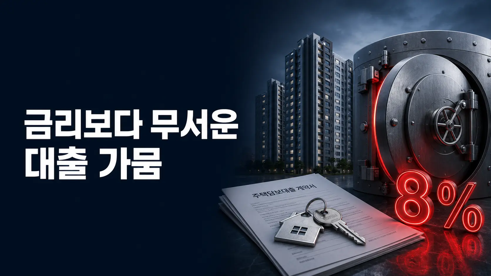 주담대 8%가 현실로…금리보다 더 무서운 ‘대출 가뭄’이 시작됐다