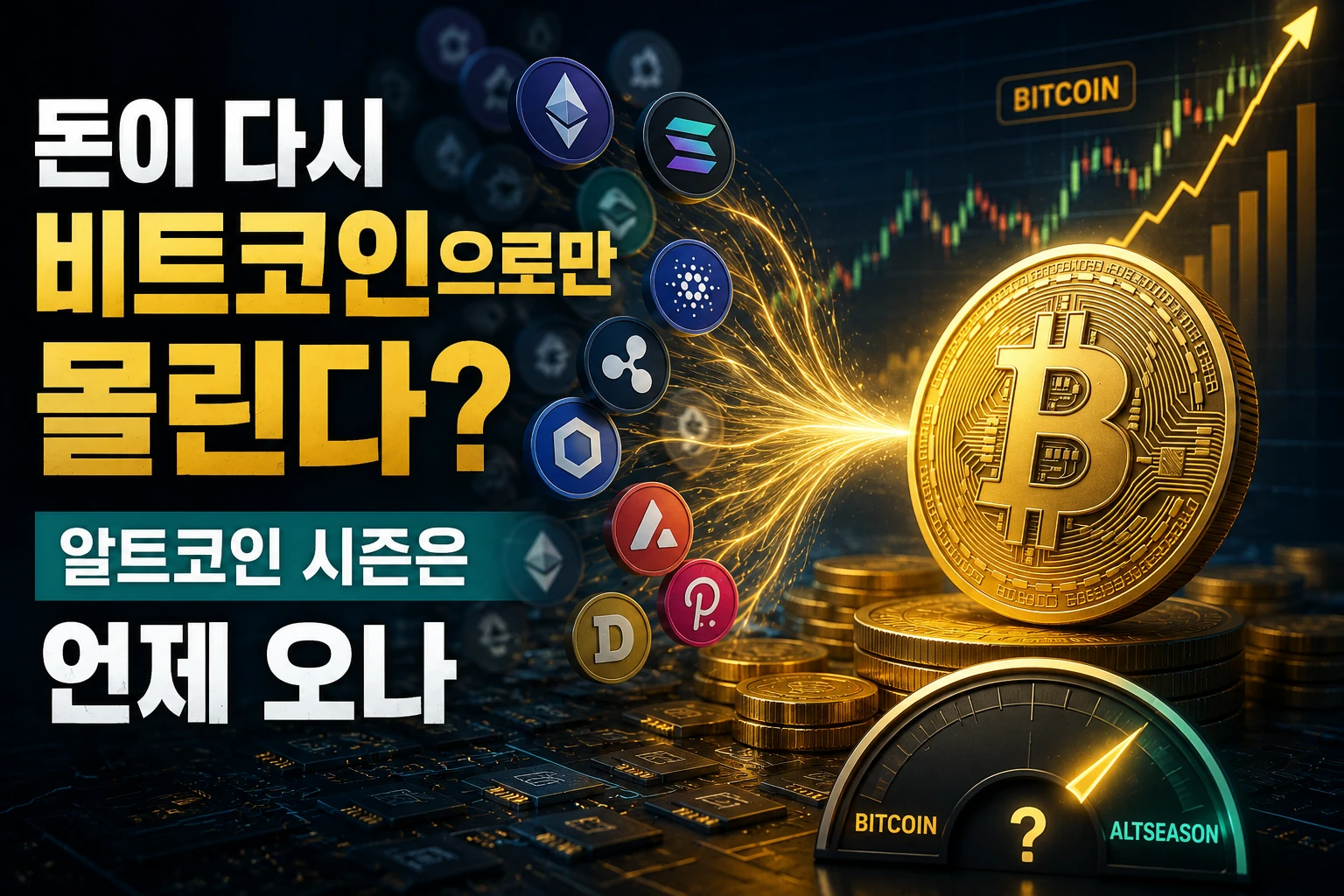 돈이 다시 비트코인으로만 몰린다?…알트코인 시즌은 언제 오나