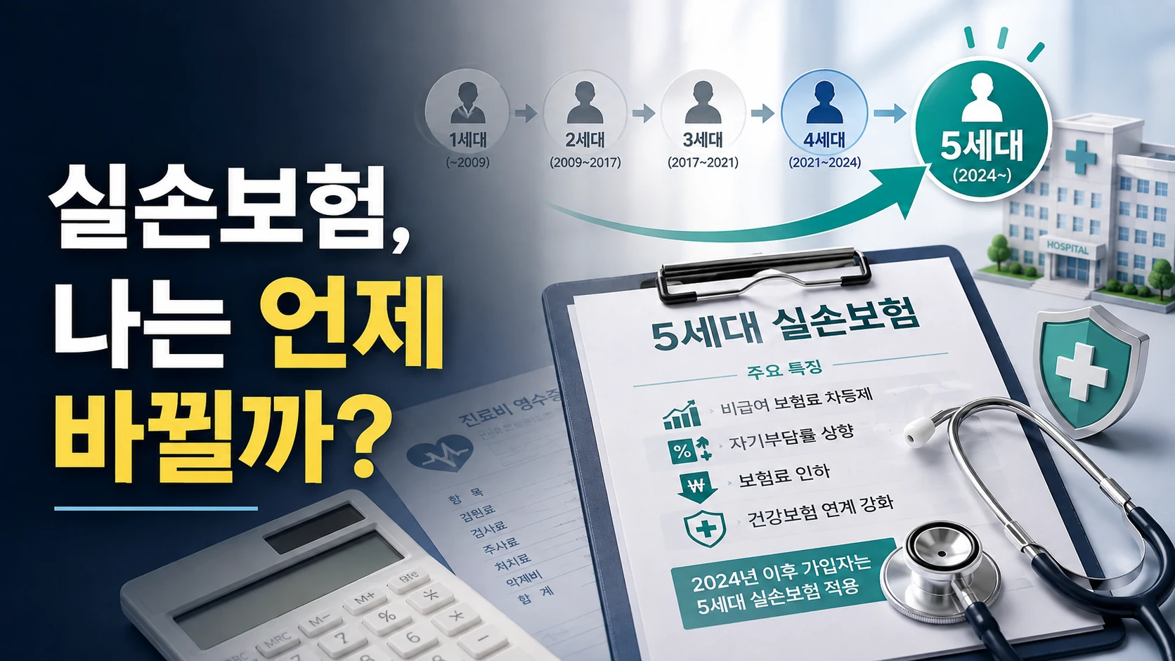 실손보험 또 바뀐다는데, 나는 언제 전환될까?